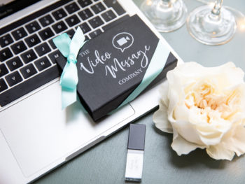 Gift box with memory stick